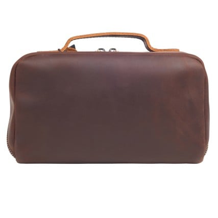 Несессер кожаный Buffalo Bags коричневый M3059C – Фото 4