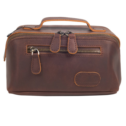 Несессер кожаный Buffalo Bags коричневый M3059C – Фото 1