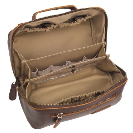 Несессер кожаный Buffalo Bags коричневый M3059C – Фото 6