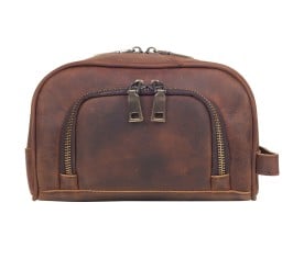 Несессер кожаный Buffalo Bags коричневый M3061C