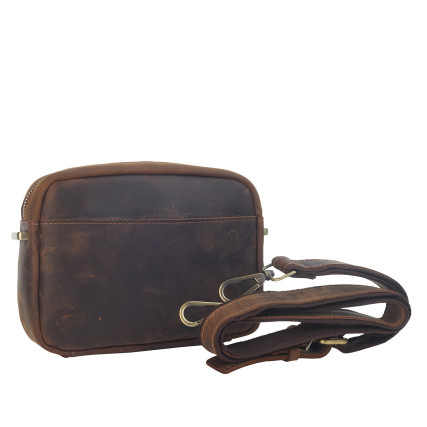 Несессер кожаный Buffalo Bags коричневый M6057C – Фото 2