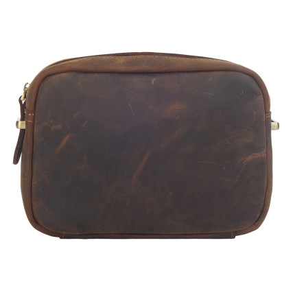 Несессер кожаный Buffalo Bags коричневый M6057C – Фото 3