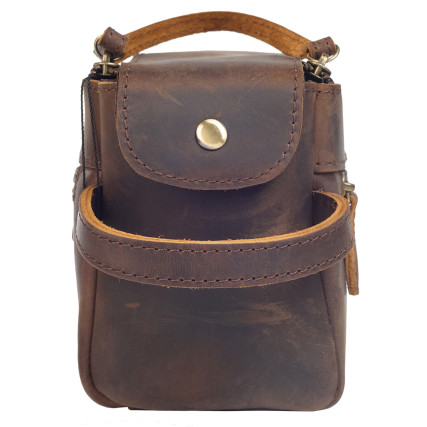 Несессер кожаный Buffalo Bags коричневый M7557C – Фото 3