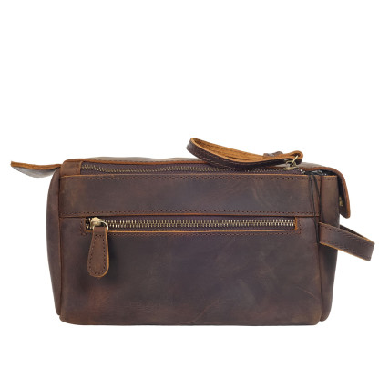 Несессер кожаный Buffalo Bags коричневый M7557C – Фото 4