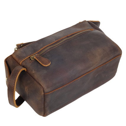 Несессер кожаный Buffalo Bags коричневый M7557C – Фото 5