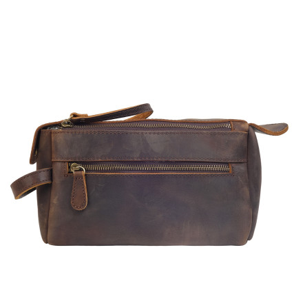 Несессер кожаный Buffalo Bags коричневый M7557C – Фото 1