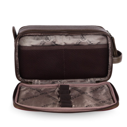 Несессер кожаный Hammonds Flycatcher коричневый TC4002-1 MH – Фото 3