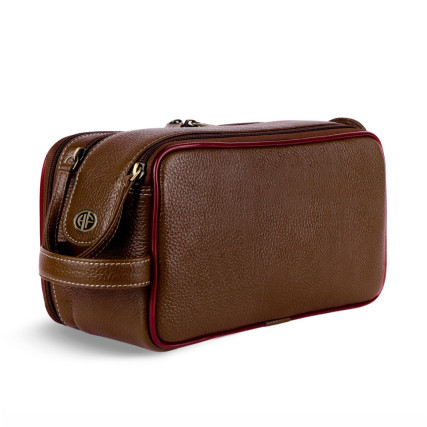 Несессер кожаный Hammonds Flycatcher коричневый TC4002-1 MH – Фото 4