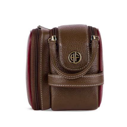 Несессер кожаный Hammonds Flycatcher коричневый TC4002-1 MH – Фото 5