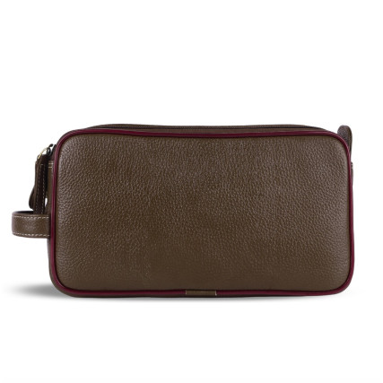 Несессер кожаный Hammonds Flycatcher коричневый TC4002-1 MH – Фото 1