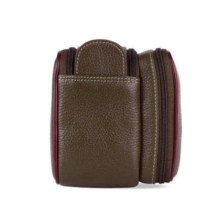 Несессер кожаный Hammonds Flycatcher коричневый TC4002-1 MH – Фото 6