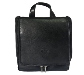 Несессер кожаный черный  TONY PEROTTI черный Tuscania 8220 nero