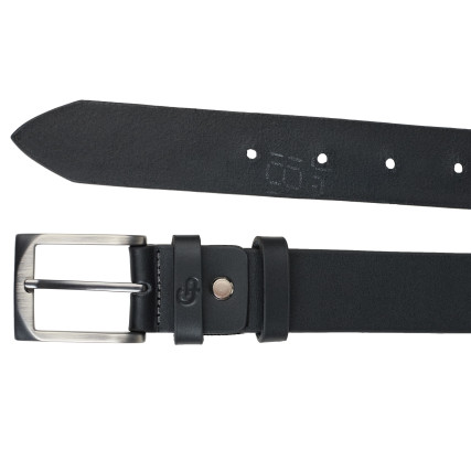 Кожаный ремень Affari Grande Pelle черный 310411200 – Фото 2