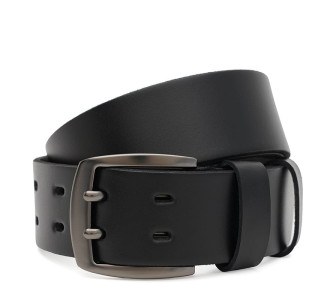 Кожаный ремень Borsa Leather черный 125v1fx112-black