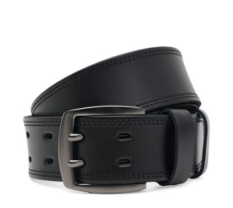 Кожаный ремень Borsa Leather черный 125v1fx114-black