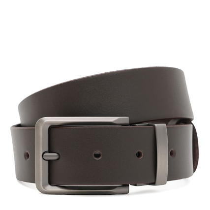 Кожаный ремень Borsa Leather коричневый 125v1fx110-brown – Фото 1