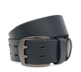 Кожаный ремень Borsa Leather синий 125v1fx118-navy