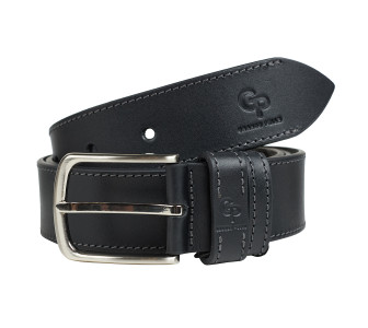 Кожаный ремень Classico Grande Pelle черный 41001230013