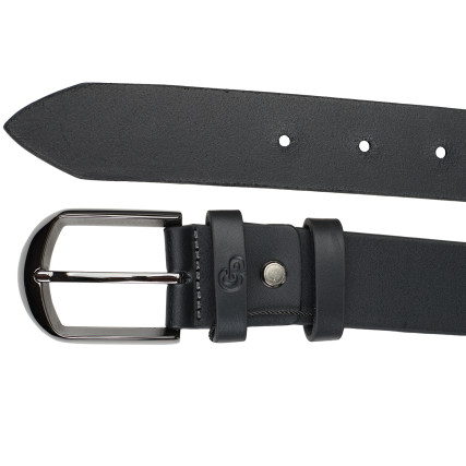 Кожаный ремень Labbro Grande Pelle черный 310512800 – Фото 2