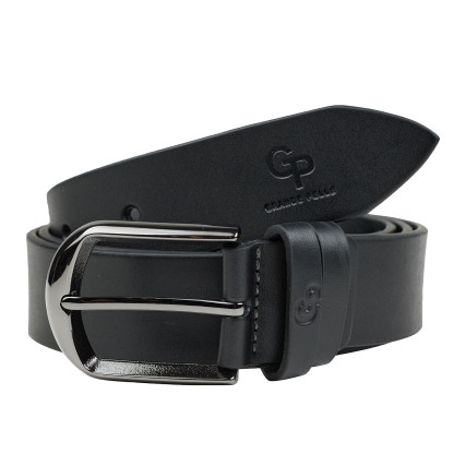 Кожаный ремень Labbro Grande Pelle черный 310512800 – Фото 1