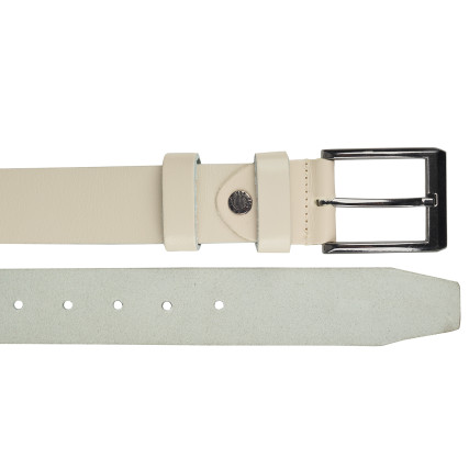 Кожаный ремень Y.S.K бежевый 4-2009-5