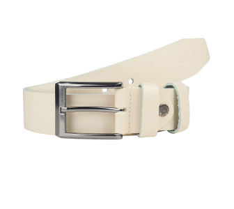 Кожаный ремень Y.S.K бежевый 4-2009-5