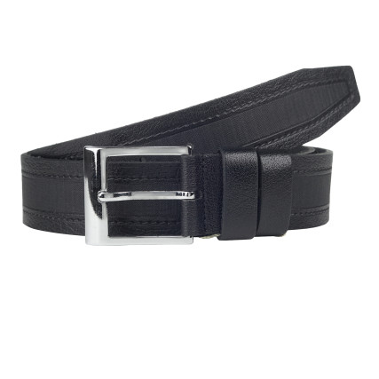 Кожаный ремень Y.S.K черный 3,5-2032-1 – Фото 1