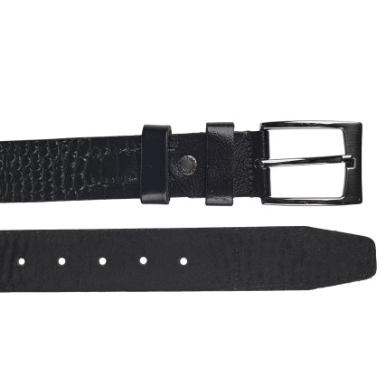 Кожаный ремень Y.S.K черный 4-2100-1