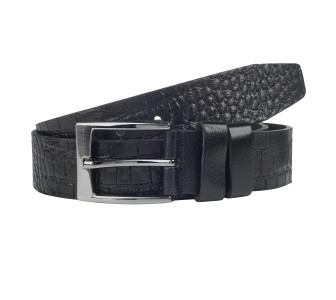 Кожаный ремень Y.S.K черный 4-2100-1