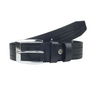 Кожаный ремень Y.S.K черный 4-3046-1