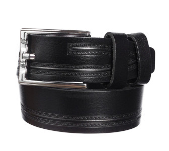 Кожаный ремень Y.S.K черный 4-3062-1