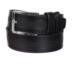 Кожаный ремень Y.S.K черный 4-3065-1