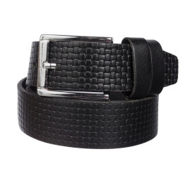 Кожаный ремень Y.S.K черный 4-3073-1