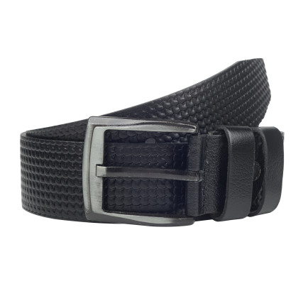 Кожаный ремень Y.S.K черный 5-2083-1 – Фото 1