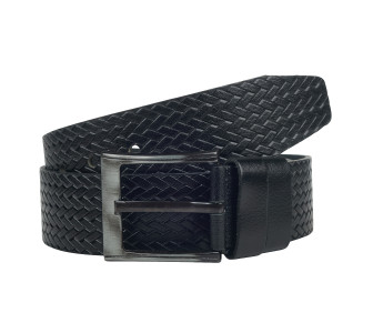 Кожаный ремень Y.S.K черный 5-3049-1