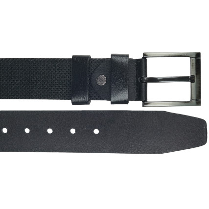 Кожаный ремень Y.S.K черный 5-3097-1 – Фото 2