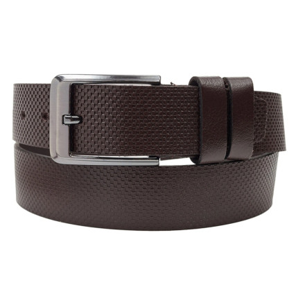 Кожаный ремень Y.S.K коричневый 5-2097-2 – Фото 1