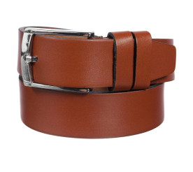Кожаный ремень Y.S.K рыжий 4-2007-3