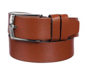 Кожаный ремень Y.S.K рыжий 4-2007-3