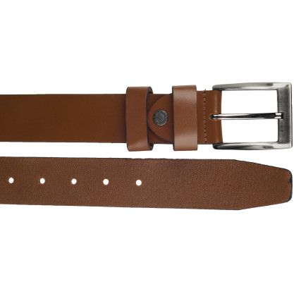 Кожаный ремень Y.S.K рыжий 4-2007-4 – Фото 2