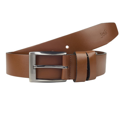 Кожаный ремень Y.S.K рыжий 4-2007-4 – Фото 1