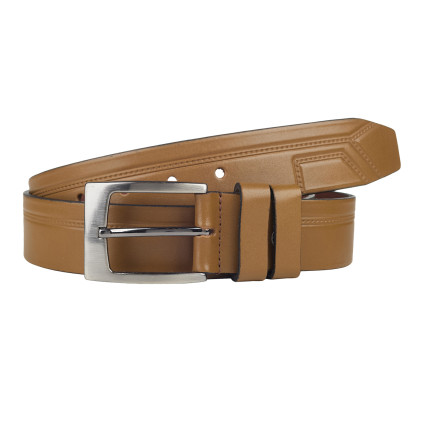 Кожаный ремень Y.S.K рыжий 4-2085-4 – Фото 1