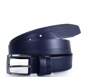 Кожаный ремень Y.S.K синий 4-2038-9