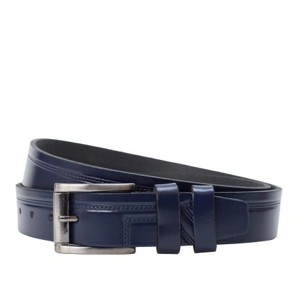 Кожаный ремень Y.S.K синий 4-2085-9 – Фото 1