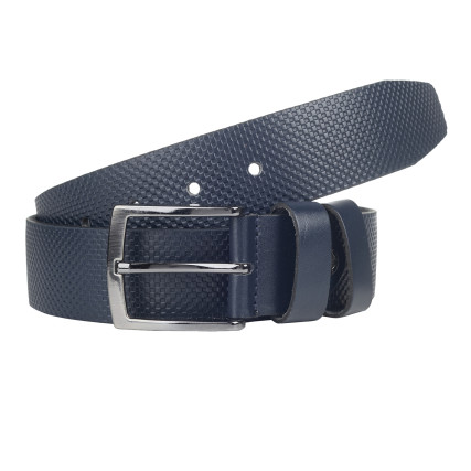 Кожаный ремень Y.S.K синий 4-2097-9