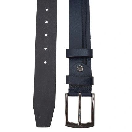 Кожаный ремень Y.S.K синий 4-3062-9