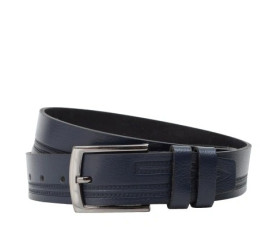 Кожаный ремень Y.S.K синий 4-3062-9