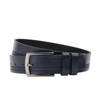 Кожаный ремень Y.S.K синий 4-3062-9