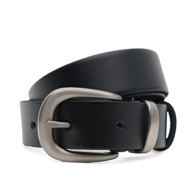 Женский кожаный пояс Borsa Leather черный 110s1genw139-black