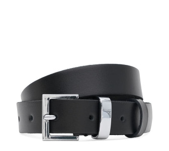 Женский кожаный пояс Borsa Leather черный 110x1genw113-black